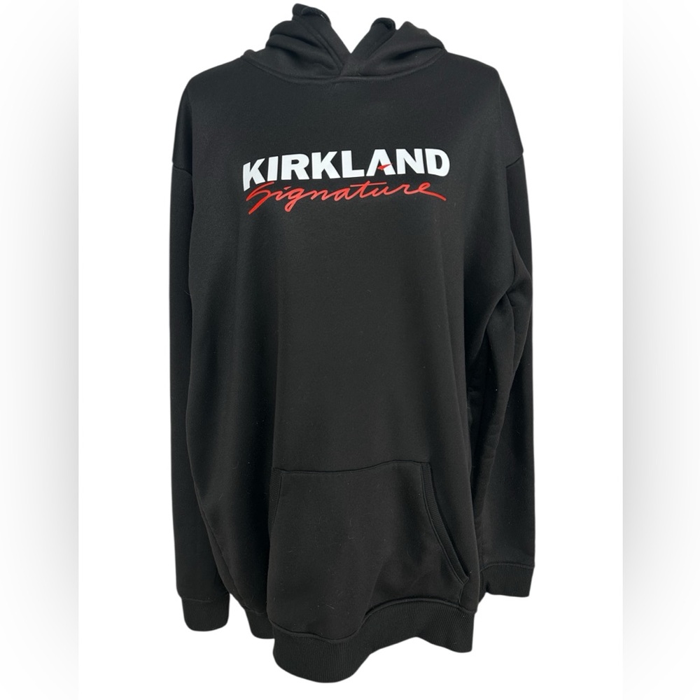 KIRKLAND PRINT / Black Classic Hoodie / XL / Emo Punk Grunge Whimsigoth